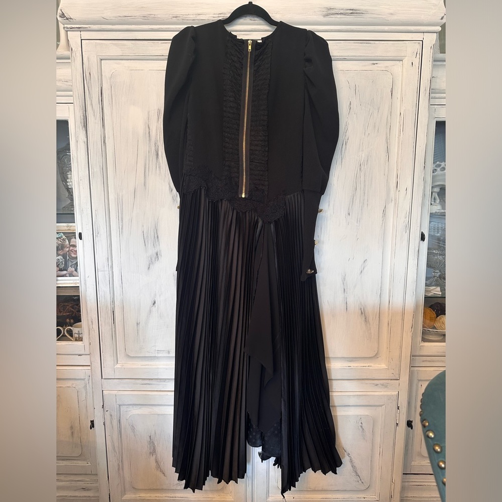 COPY - Black Patchwork Scrappy Dress - Picture 3 of 8